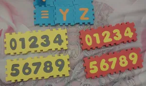 تجریه خرید پازل 36 تکه بافوم طرح حروف و اعداد لاتین متوسط مدل فومی