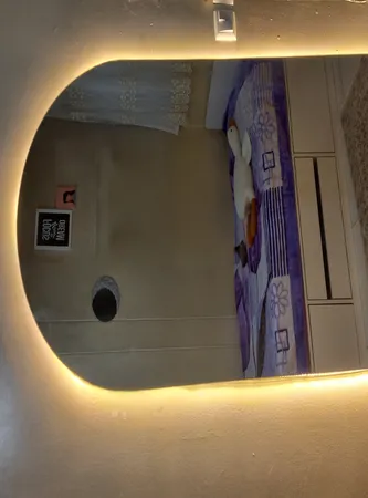 آینه مدل قدی هلالی بک لایت کد 170