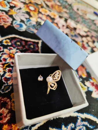 انگشتر زنانه مدل پروانه کد 00714