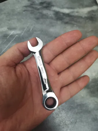 آچار جغجغه ای یک سر تخت جنیوس تولز مدل 760210 سایز 10 میلی متر