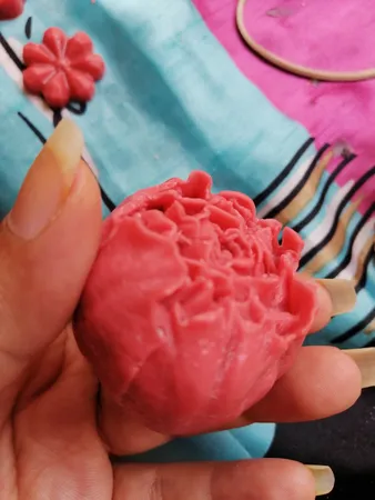 قالب شمع مدل رز پیونی کد 4