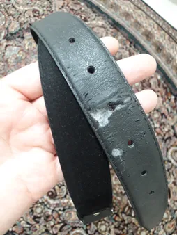 کمربند مردانه چرم آرا کد w003