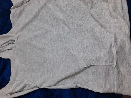 هودی مردانه طرح ساده مدل M1 رنگ طوسی