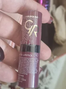 تجریه خرید رژ لب جامد گلدن رز شماره 12