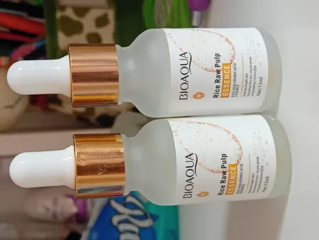 سرم پوست بایو آکوا مدل برنج حجم 15 میلی لیتر مجموعه 2 عددی