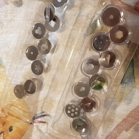 ابزار تزیین فوندانت مدل XOX طرح پیچی مجموعه 22 عددی