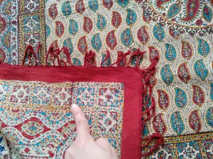 تجریه خرید رومیزی قلمکار قلمکار صدر مدل 12 بته