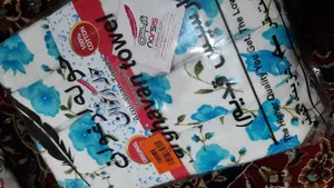 تجریه خرید حوله پالتویی طرح گل کد025 سایز 125