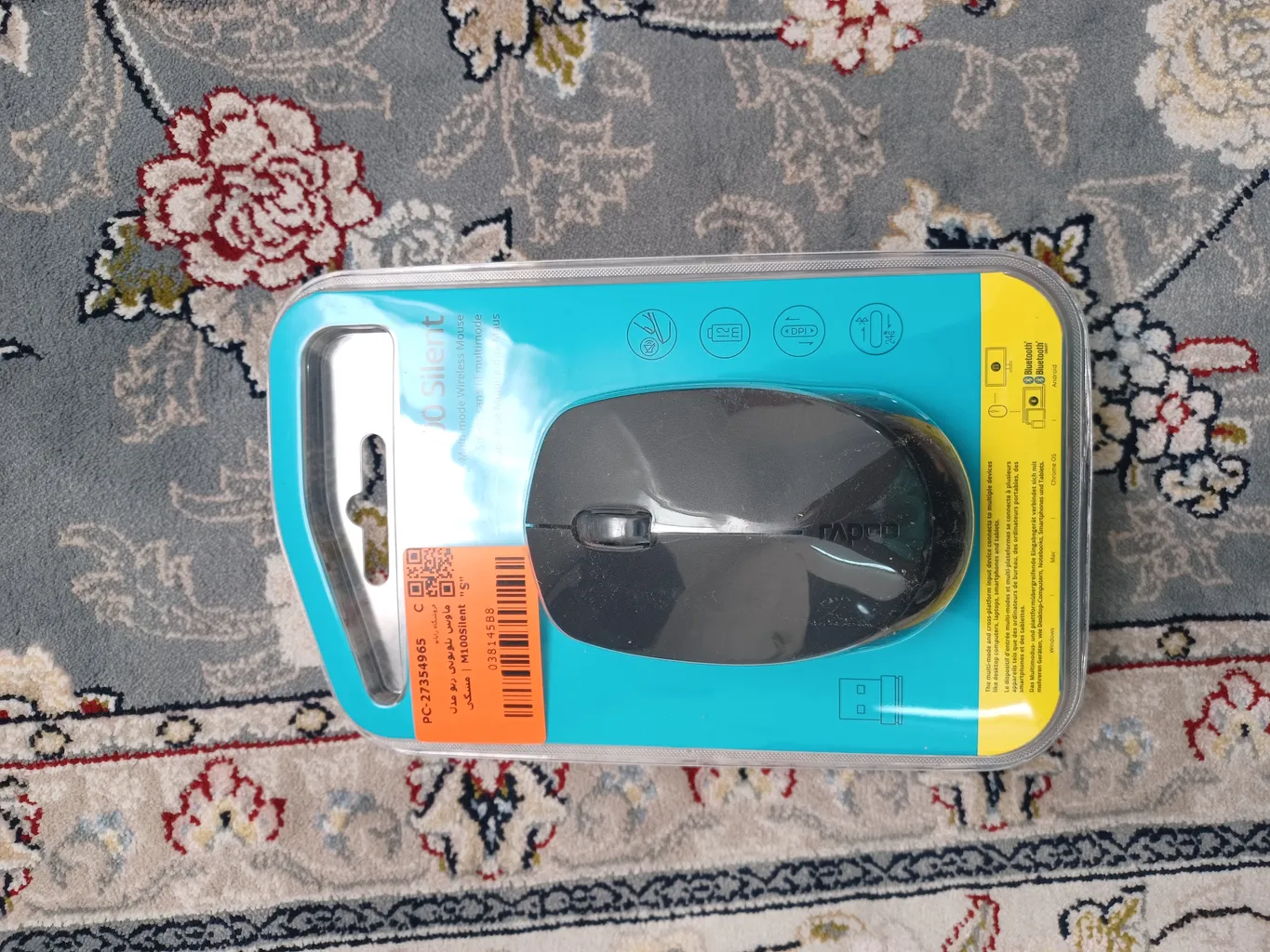 ماوس بی سیم رپو مدل M100 Silent