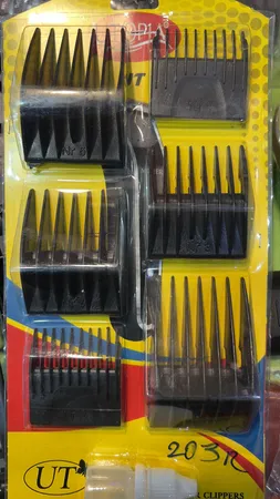 ست شانه ماشین اصلاح موزر مدل faraz مجموعه 6 عددی به همراه روغن ماشین اصلاح