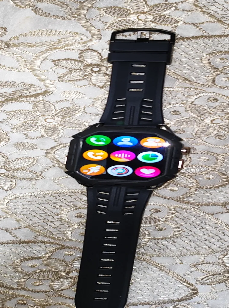 ساعت هوشمند 52 میلی‌متری هایلو مدل IRON N1 با بند سیلیکونی