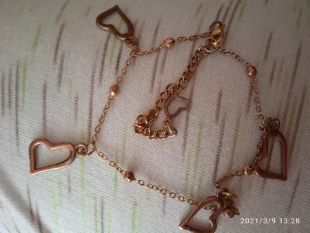 پابند زنانه مدل قلب کد HN1644