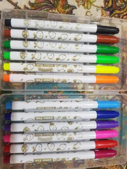 ماژیک رنگ آمیزی 12 رنگ هپو مدل rs کد 3030