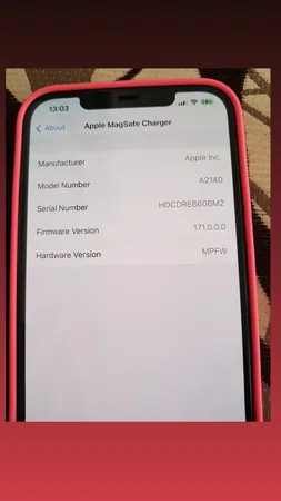 شارژر بی سیم 15وات اپل مدل MagSafe