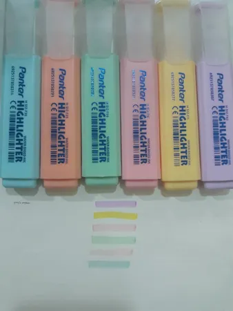 ماژیک علامت گذار پنتر مدل pastel بسته 6 عددی