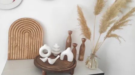 گلدان بتنی مدل دونات، پافیلی و آبشاری مینیمال بسته 3 عددی