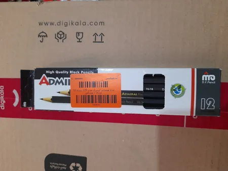 مداد مشکی ادمیرال مدل 125 بسته 12 عددی