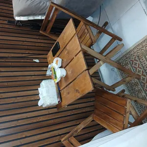 تجریه خرید میز و صندلی ناهاخوری 2 نفره مدل تاشو چوبی