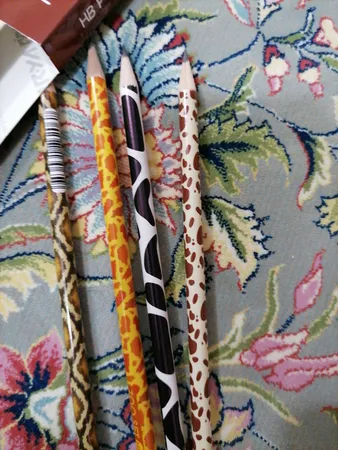 مداد مشکی آریا مدل ZOO SET کدA1 بسته 12 عددی