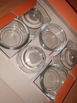 پیاله بلور کاوه مدل گلکسی کد 894-400127 بسته 6 عددی