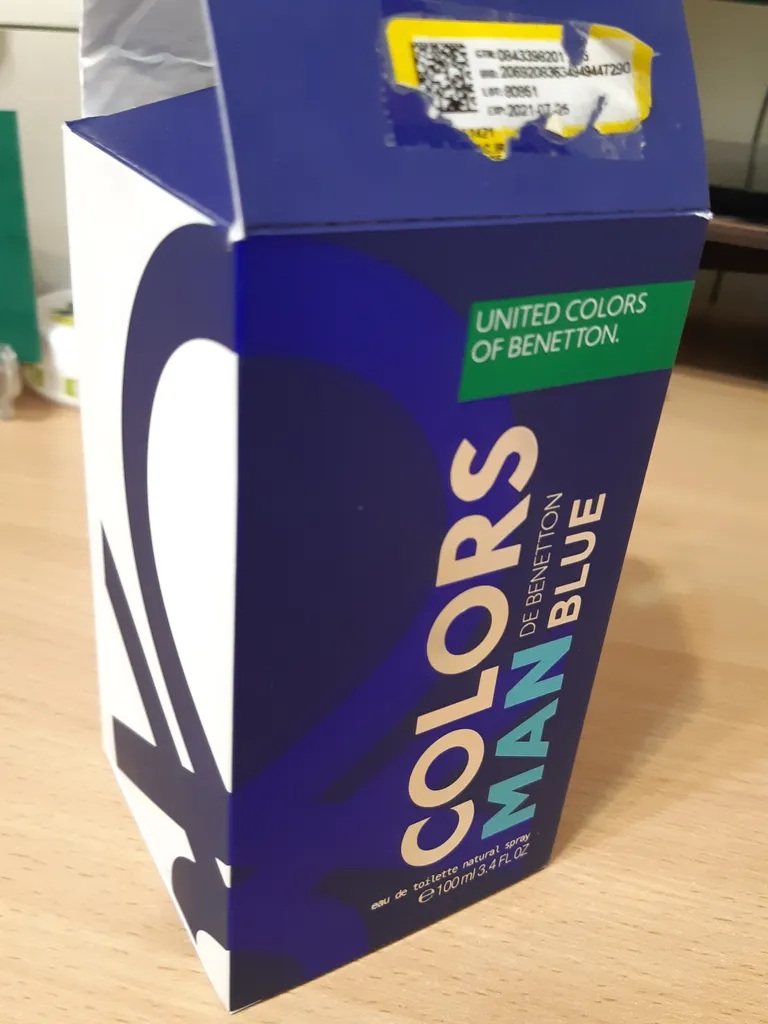 ادو تویلت مردانه بنتون مدل Colors Man Blue حجم 100 میلی لیتر