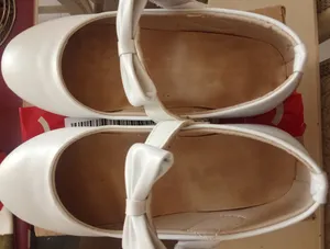 تجریه خرید کفش دخترانه مدل ژاسمین پاپیونی برچسبی کد WH.3614