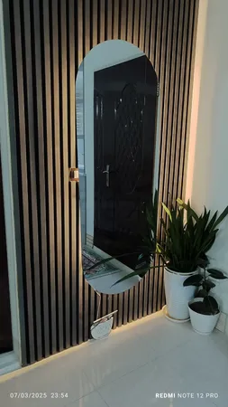 آینه مدل قدی هلالی بک لایت کد 170