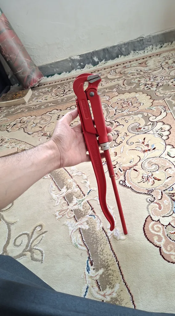 آچار لوله گیر ایران پتک مدل 001 سایز 1.5 اینچ