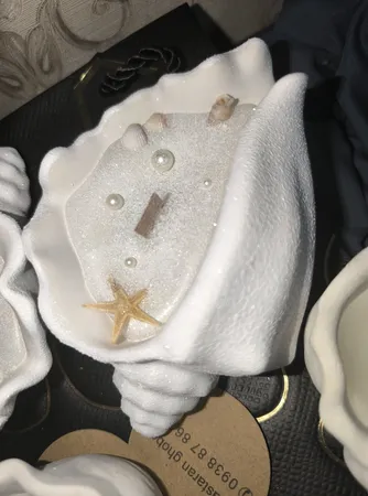 شمع دست ساز مدل صدف