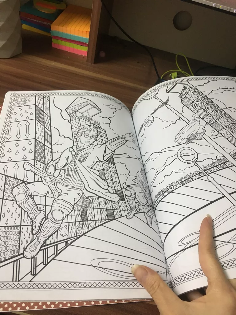کتاب رنگ آمیزی هری پاتر 3 شخصیت ها اثر جانل وانگر