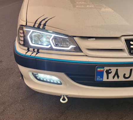 چراغ جلو خودرو مدل pa-500 مناسب برای پژو پارس بسته 2 عددی