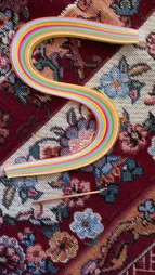 نوار ملیله کاغذی کد 567 بسته 125 عددی