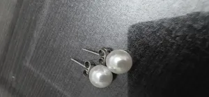 تجریه خرید گوشواره نقره دخترانه آی جواهر مدل مروارید کد S925