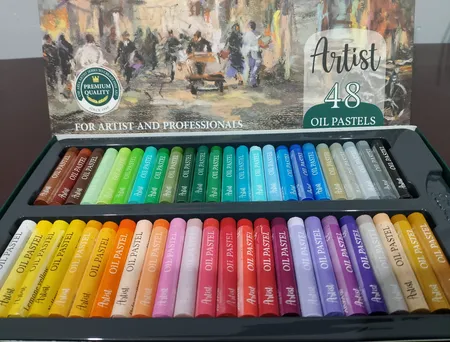 پاستل 48 رنگ آریا مدل Artist کد 2604