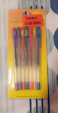 خودکار هپو مدل اکلیلی طرح میوه ای بسته 7 عددی