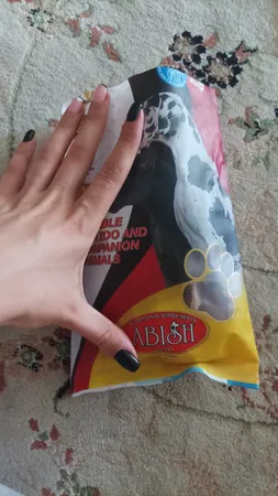 تشویقی سگ ابیش مدل نای خشک شده گوساله و بره وزن 100 گرم