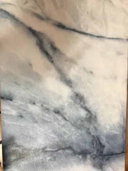 استیکر لپ تاپ توییجین و موییجین طرح Marble کد 13 مناسب برای لپ تاپ 15.6 اینچ به همراه برچسب حروف فارسی کیبورد