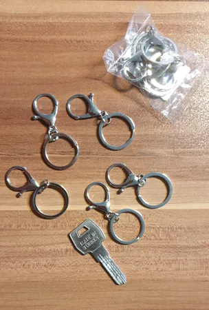 حلقه جاکلیدی مدل gholabdar بسته 5 عددی