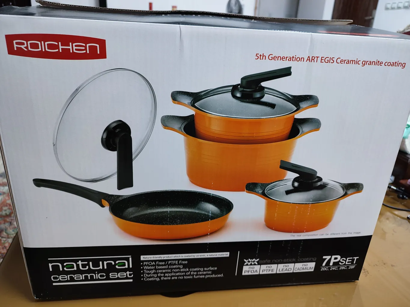 سرویس پخت و پز هفت پارچه رویچن مدل 7PSET