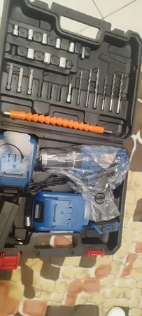 دریل شارژی چکشی باس مدل SK-6050 مجموعه 28 عددی