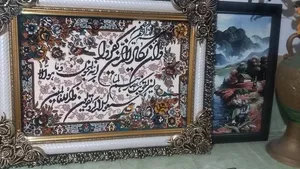 تجریه خرید تابلو فرش ماشینی دنیای فرش طرح وان یکاد کد 286