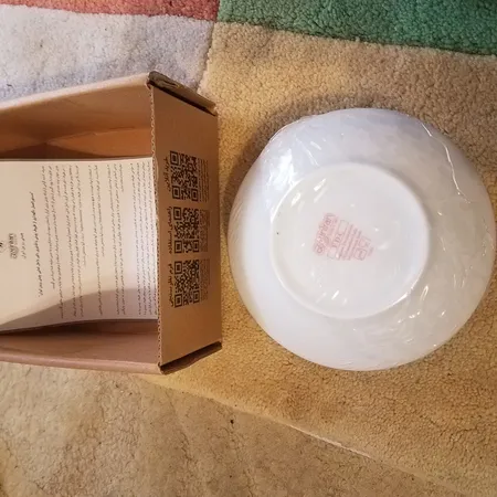 نعلبکی چینی زرین ایران مدل فلورانس درجه یک بسته 6 عددی