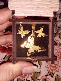 نیم ست سین گالری طرح پروانه سواچ sn203