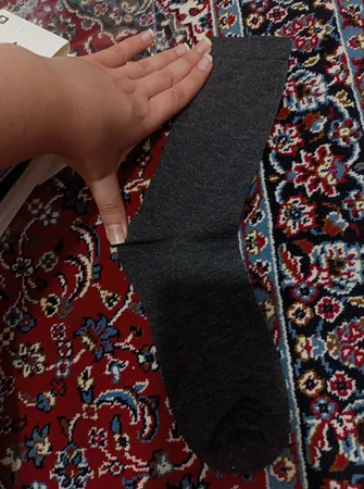 جوراب ساق بلند زنانه مدل ساده مجموعه 6 عددی