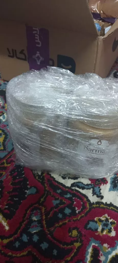 کره بادام زمینی خالص سرمد - 1000 گرم بسته دو عددی