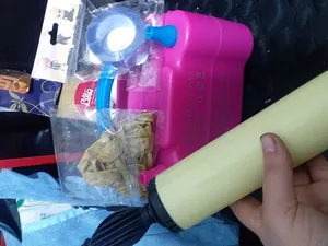 تجریه خرید پمپ باد برقی و تلمبه و بادکنک و ریسه بادکنک مستر تم مدل سوپر پلاس بسته 13 عددی