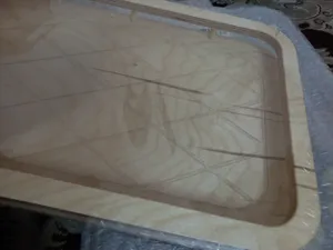 تجریه خرید سینی بدون دسته مدل مستطیل طرح سبد سایز 36x24 سانتی متر