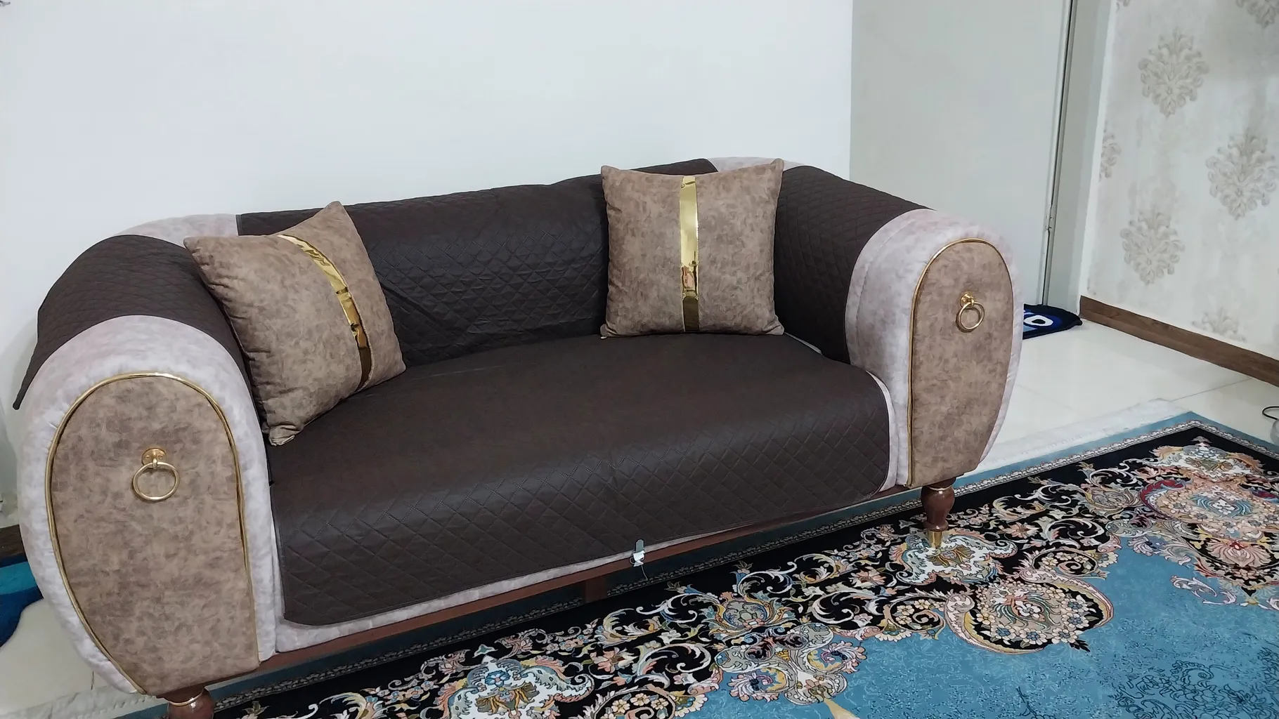 کاور مبل 7 نفره مدل 7-150 مجموعه 4 عددی