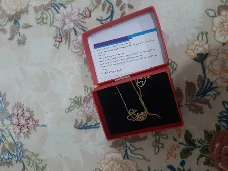 زنجیر طلا 18 عیار زنانه طلای مستجابی مدل میرو  کد Zb45