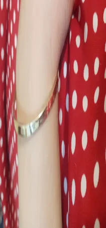 النگو طلا کم اجرت 18 عیار زنانه مایا ماهک مدل MB1862 سایز 2